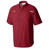 Columbia Iowa State Cyclones Tamiami Omni-Wick Button-Down Shirt