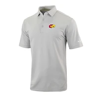 Columbia Kansas Jayhawks Omni-Wick Even Lie Polo
