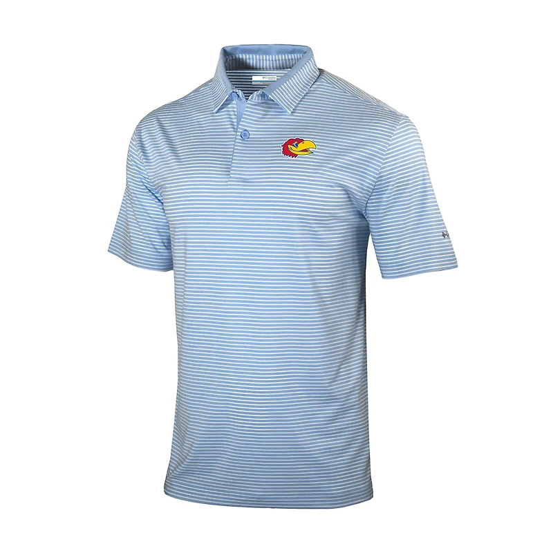 Columbia Kansas Jayhawks Omni-Wick Golden Hills Polo