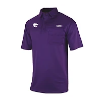 Columbia Kansas State Wildcats Omni-Wick Flycaster Pocket Polo