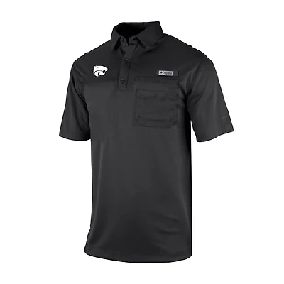 Columbia Kansas State Wildcats Omni-Wick Flycaster Pocket Polo