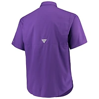Columbia LSU Tigers Big  Tall Collegiate Tamiami Button-Down Shirt