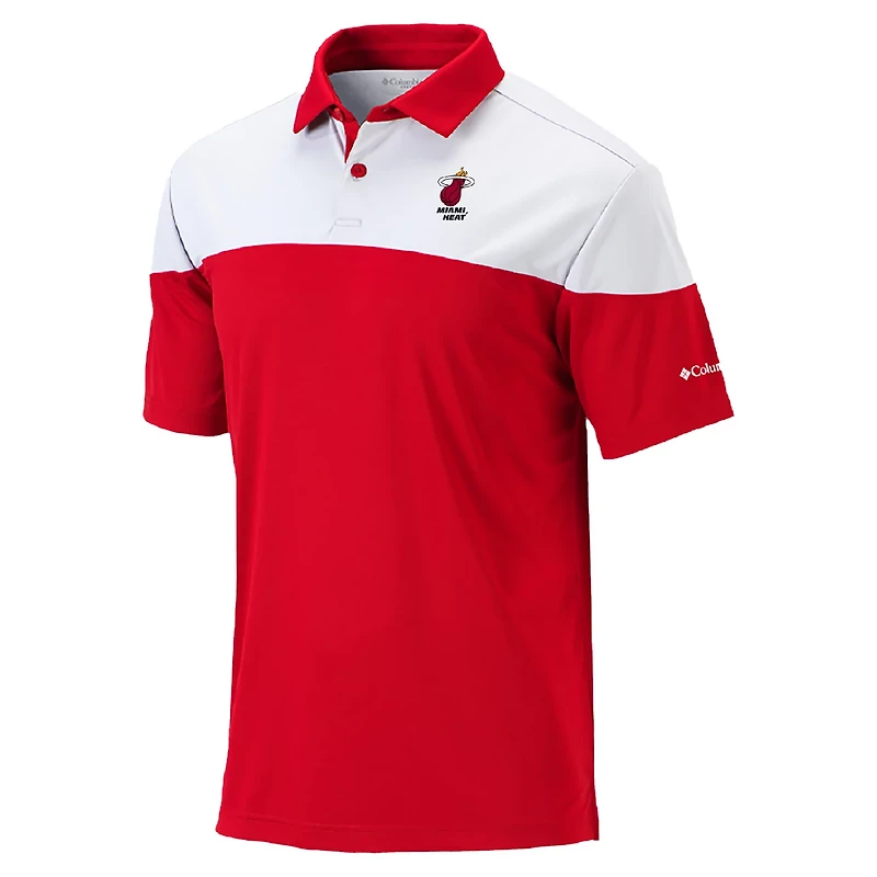 Columbia Miami Heat Omni-Wick Best Ball Polo