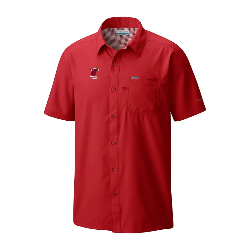 Columbia Miami Heat Slack Tide Camp Button-Up Shirt