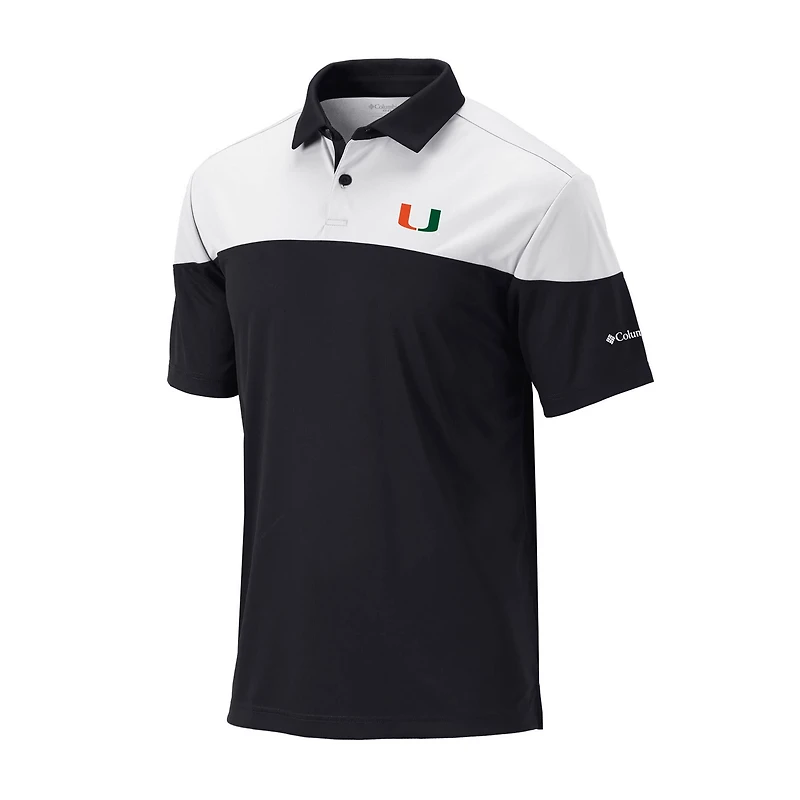 Columbia Miami Hurricanes Omni-Wick Best Ball Polo