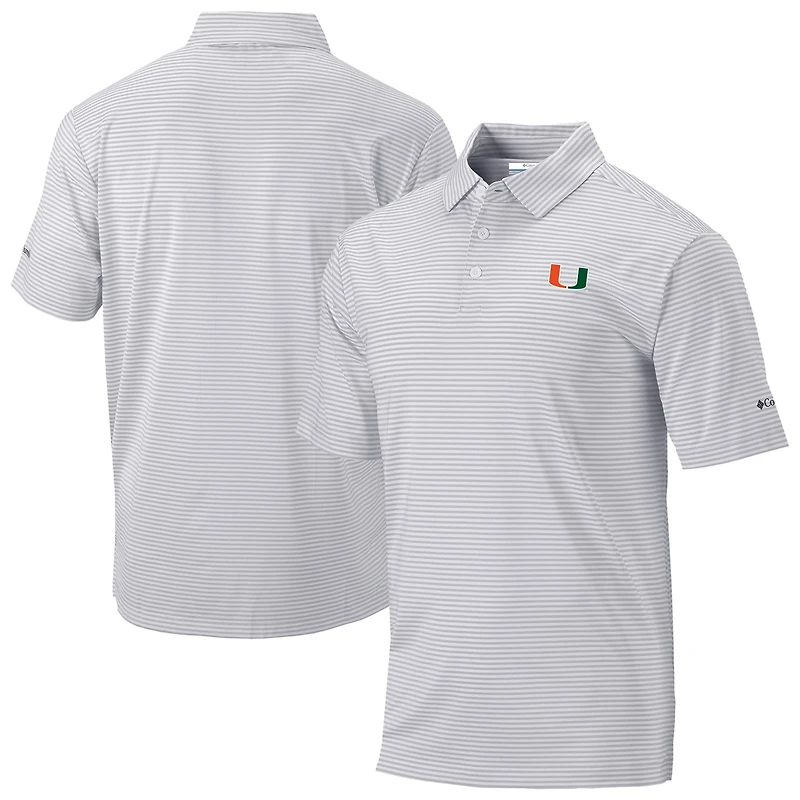 Columbia Miami Hurricanes Omni-Wick Club Invite Polo