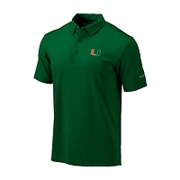 Columbia Miami Hurricanes Omni-Wick Drive Polo