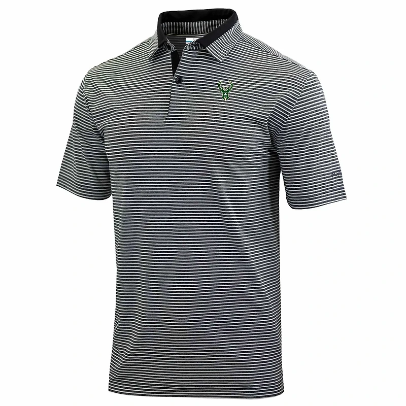 Columbia Milwaukee Bucks Omni-Wick Golden Hills Polo