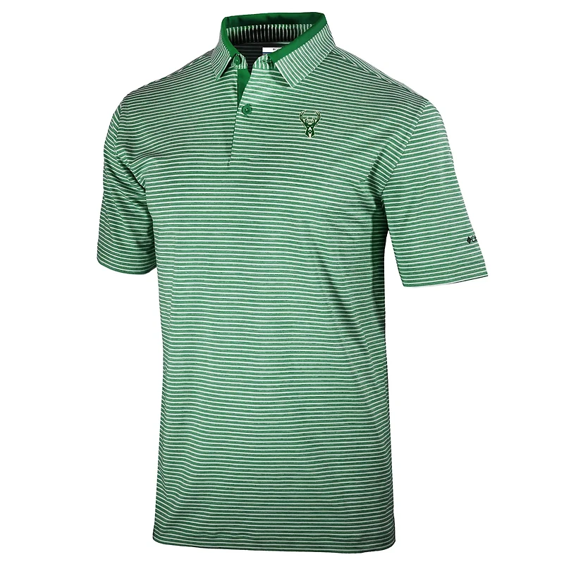 Columbia Milwaukee Bucks Omni-Wick Golden Hills Polo