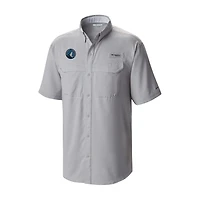Columbia Minnesota Timberwolves Omni-Wick Low Drag Offshore Button-Up Shirt