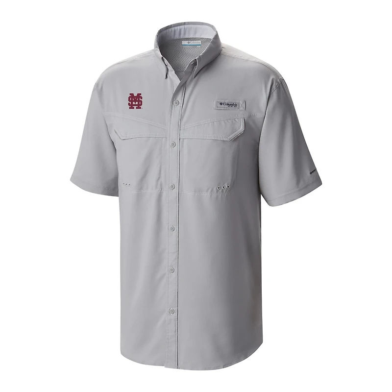 Columbia Mississippi State Bulldogs Low Drag Offshore Omni-Wick Button-Up Shirt