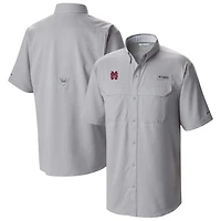 Columbia Mississippi State Bulldogs Low Drag Offshore Omni-Wick Button-Up Shirt