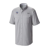 Columbia Oklahoma City Thunder Omni-Wick Low Drag Offshore Button-Up Shirt