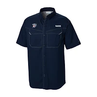 Columbia Oklahoma City Thunder Omni-Wick Low Drag Offshore Button-Up Shirt
