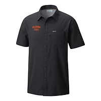 Columbia Oklahoma State Cowboys Slack Tide Omni-Wick Button-Up Camp Shirt