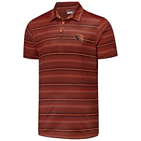 Columbia Oregon State Beavers PFG Super Terminal Tackle Omni-Shade Stripe Polo