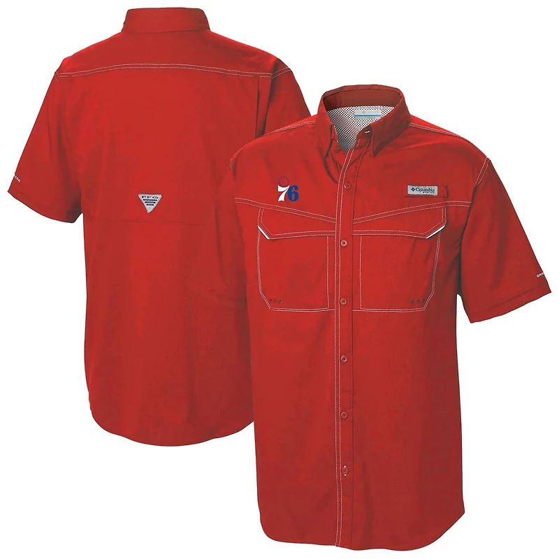 Columbia Philadelphia 76ers Omni-Wick Low Drag Offshore Button-Up Shirt