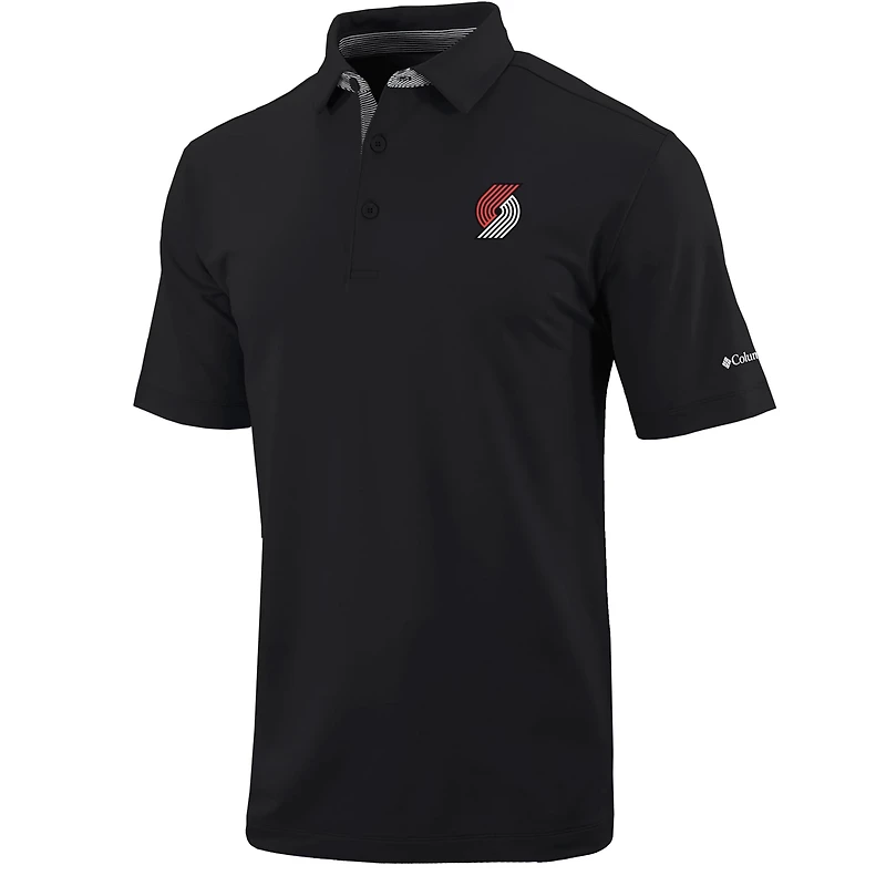 Columbia Portland Trail Blazers Omni-Wick Even Lie Polo