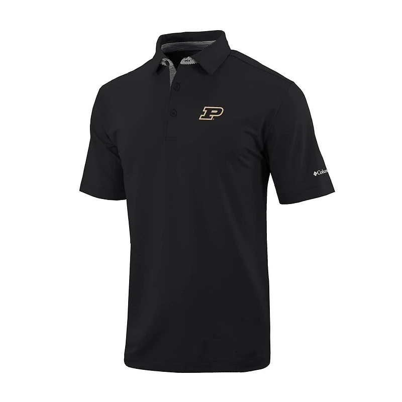 Columbia Purdue Boilermakers Omni-Wick Even Lie Polo