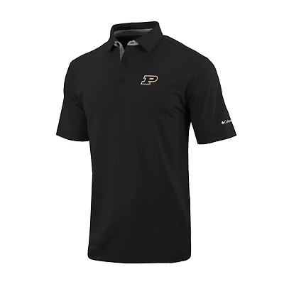 Columbia Purdue Boilermakers Omni-Wick Even Lie Polo