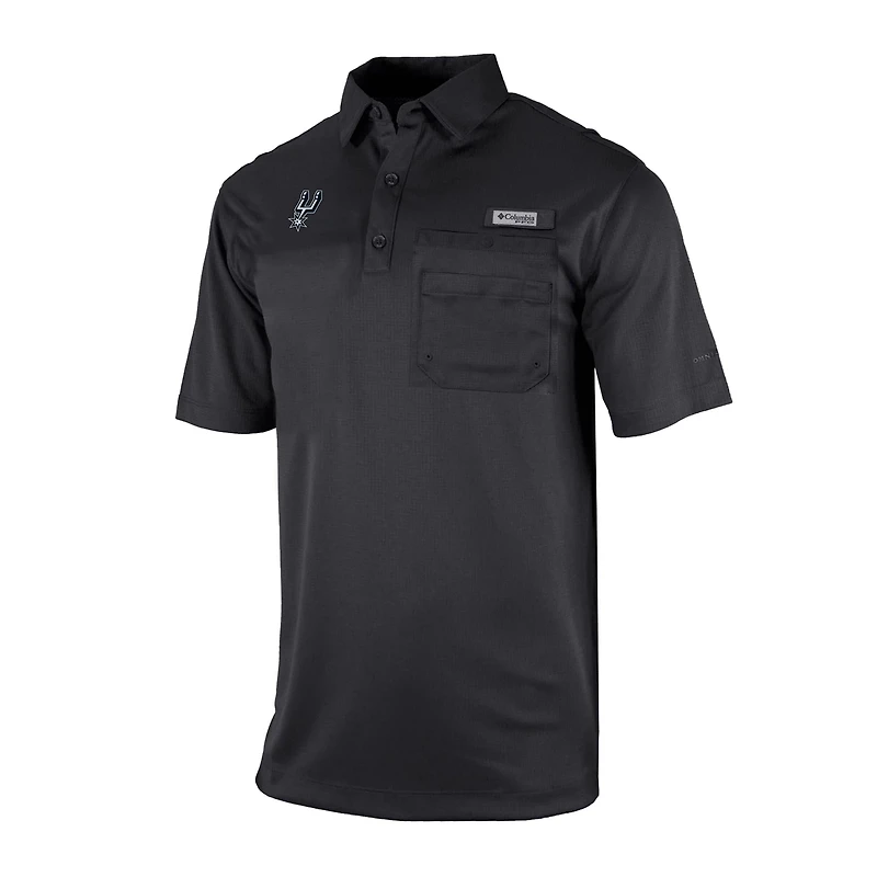 Columbia San Antonio Spurs Omni-Wick Flycaster Pocket Polo