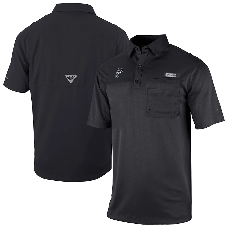 Columbia San Antonio Spurs Omni-Wick Flycaster Pocket Polo
