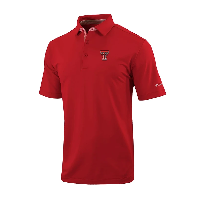 Columbia Texas Tech Raiders Omni-Wick Even Lie Polo