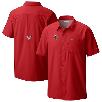 Columbia Texas Tech Raiders Slack Tide Omni-Wick Button-Up Camp Shirt