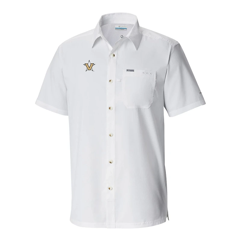 Columbia Vanderbilt Commodores Slack Tide Omni-Wick Button-Up Camp Shirt