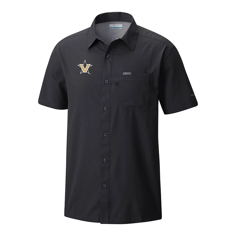 Columbia Vanderbilt Commodores Slack Tide Omni-Wick Button-Up Camp Shirt