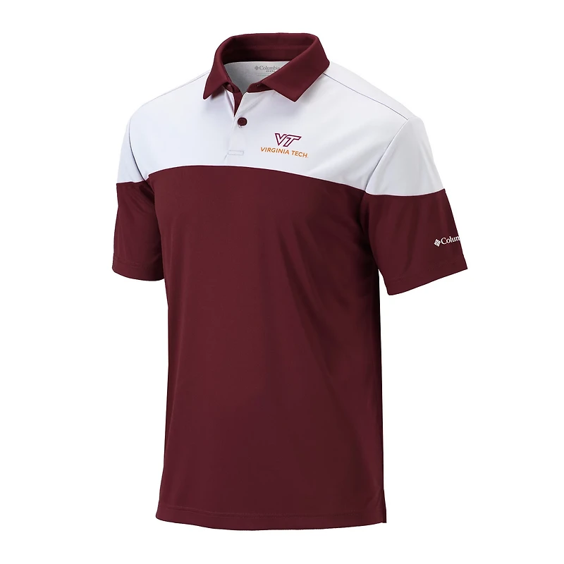 Columbia Virginia Tech Hokies Best Ball Omni-Wick Polo