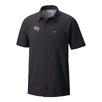 Columbia Wake Forest Demon Deacons Slack Tide Omni-Wick Button-Up Camp Shirt