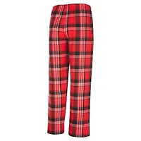 Concepts Sport Black Detroit Wings Region Flannel Sleep Pants