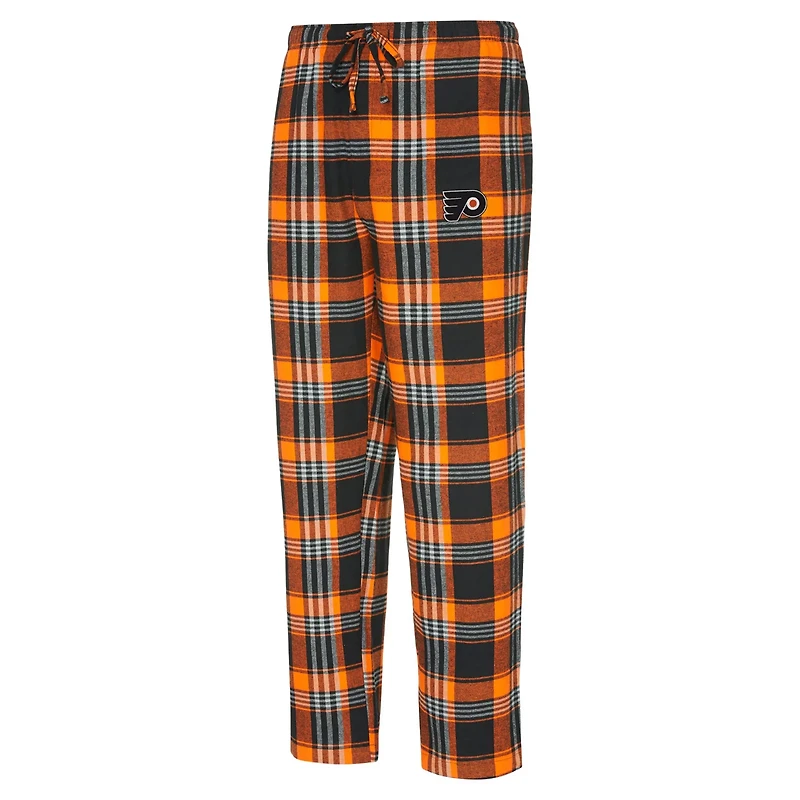 Concepts Sport Black Philadelphia Flyers Region Flannel Sleep Pants