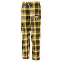 Concepts Sport Black Pittsburgh Penguins Region Flannel Sleep Pants