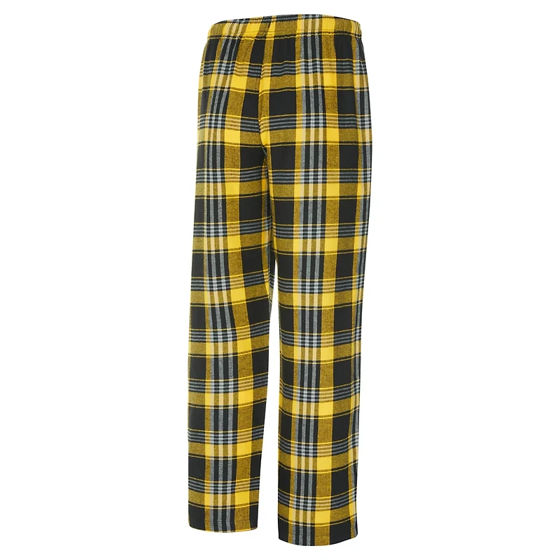 Concepts Sport Black Pittsburgh Penguins Region Flannel Sleep Pants