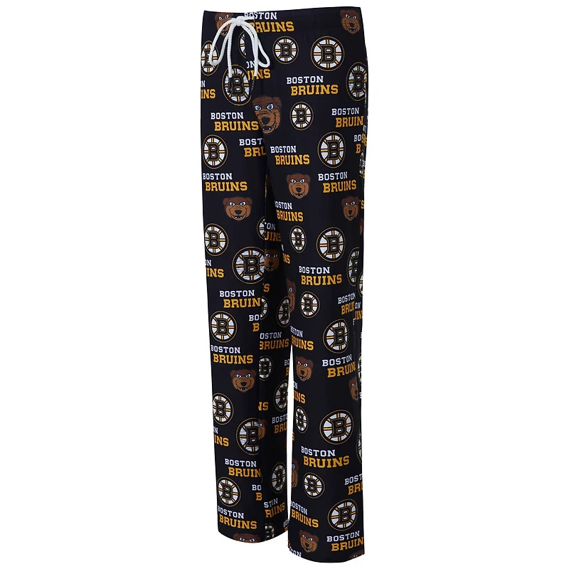 Concepts Sport Boston Bruins Zest Allover Print Knit Pants