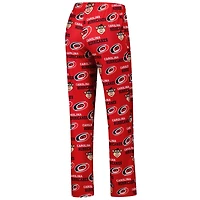 Concepts Sport Carolina Hurricanes Zest Allover Print Knit Pants