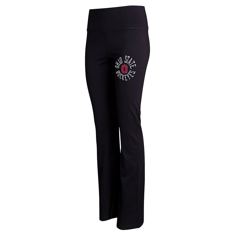 Concepts Sport Ohio State Buckeyes Enclave Tri-Blend Flared Leggings
