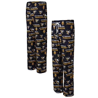 Concepts Sport Pittsburgh Penguins Zest Allover Print Knit Pants