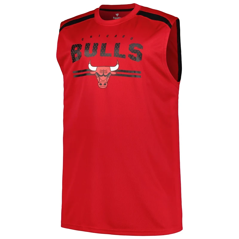 Fanatics Chicago Bulls Big  Tall Birdseye Muscle Tank Top