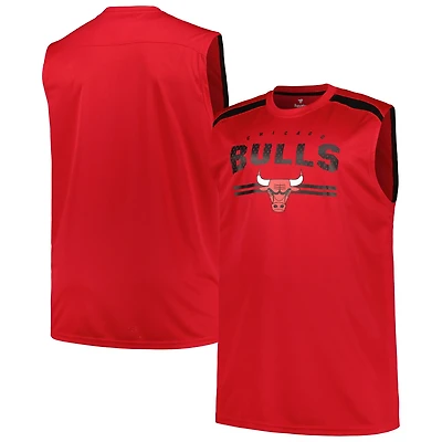 Fanatics Chicago Bulls Big  Tall Birdseye Muscle Tank Top