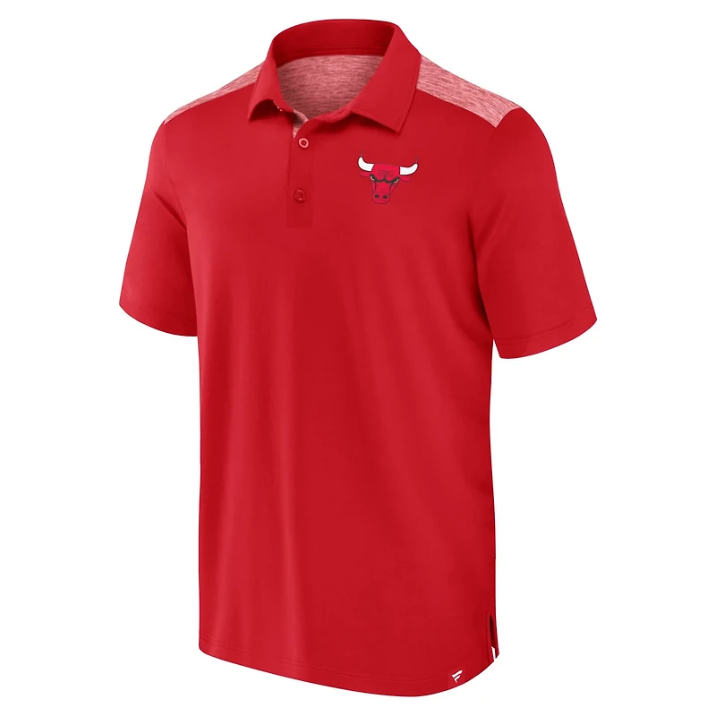 Fanatics Chicago Bulls Iconic Brushed Blocked Polo