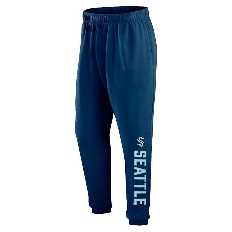 Fanatics Deep Sea Seattle Kraken Chop Block Fleece Sweatpants