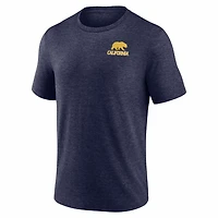Fanatics Heather Cal Bears Ideal Faded Tri-Blend T-Shirt