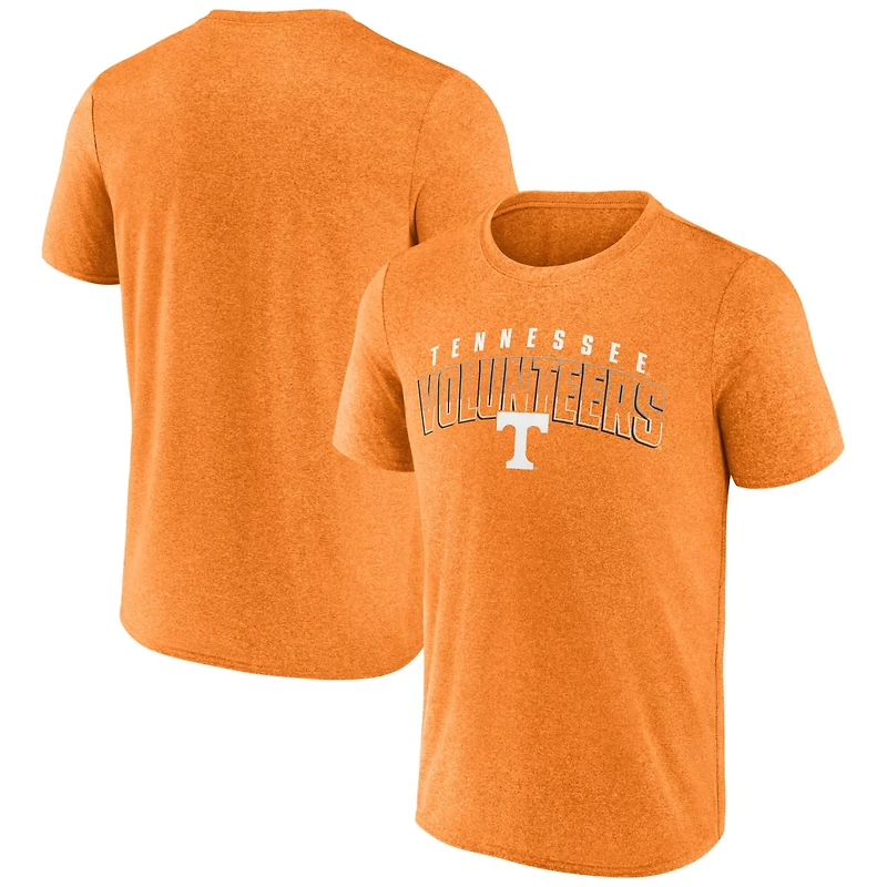 Fanatics Heather Tennessee Volunteers Outline Split T-Shirt
