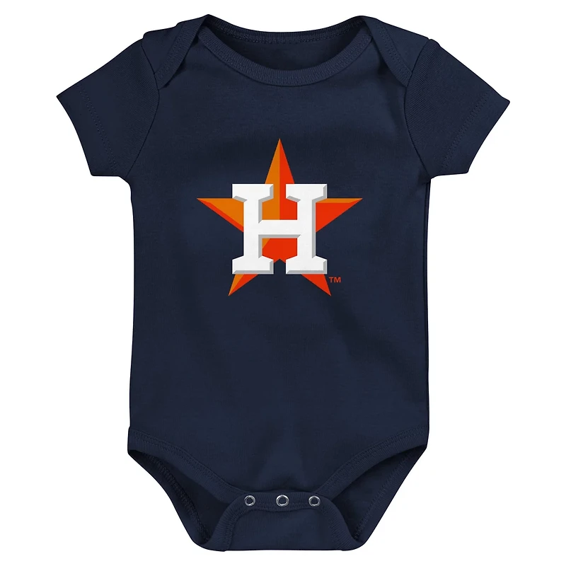 Fanatics Houston Astros Fan Pennant 3-Pack Bodysuit Set