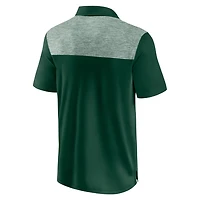 Fanatics Hunter Milwaukee Bucks Iconic Brushed Blocked Polo