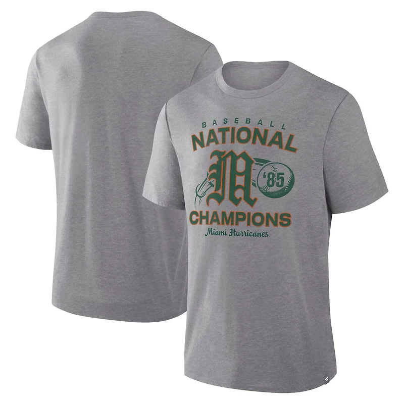 Fanatics Miami Hurricanes Dynamic Showdown Tri-Blend T-Shirt