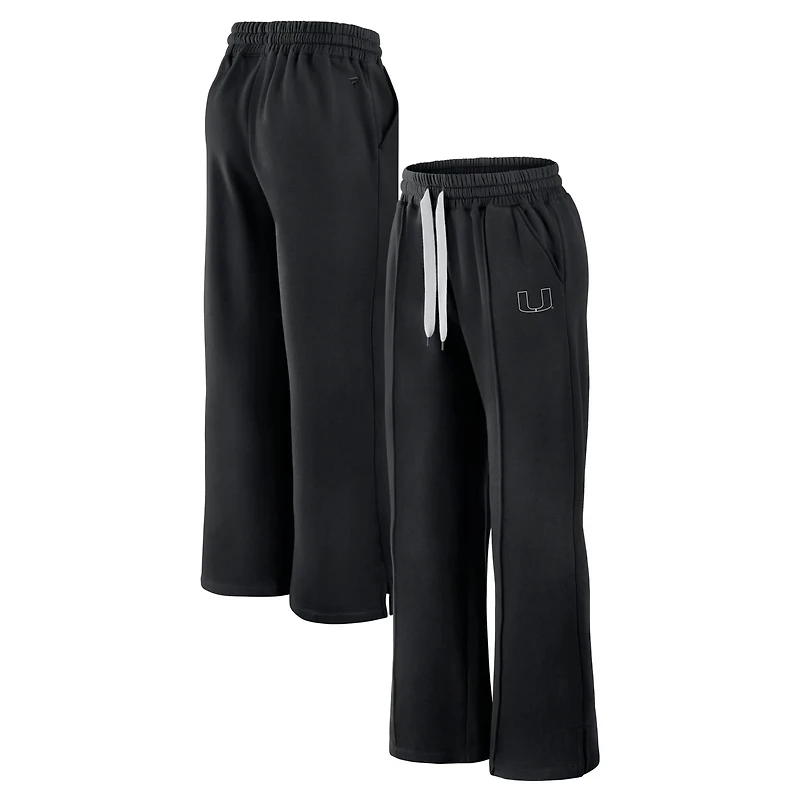 Fanatics Miami Hurricanes Prime Supersoft Fleece Flaired Sweatpants